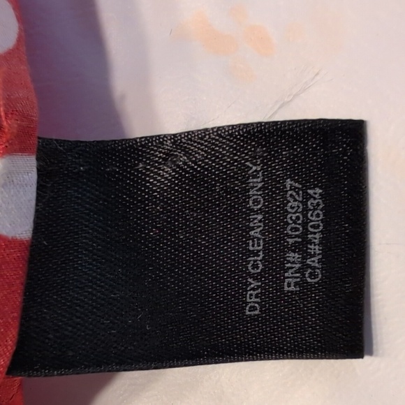 Marc By Marc Jacobs Flock Of Hearts Red And White Top Size 8 - Picture 6 of 8